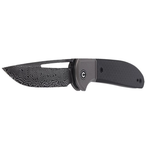 Nóż składany CIVIVI Trailblazer Twill Carbon Fiber / Black G10, Black Damascus (C2018DS-1) Civivi by WE Knife