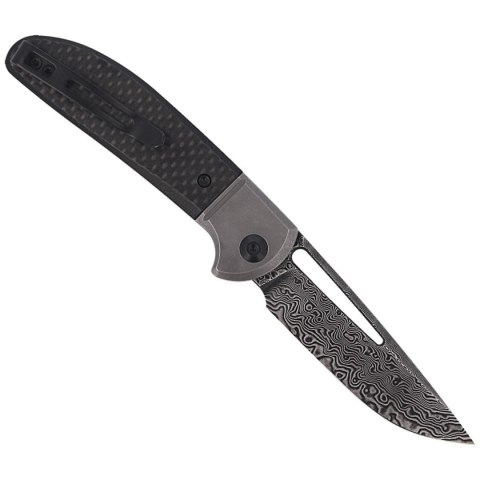 Nóż składany CIVIVI Trailblazer Twill Carbon Fiber / Black G10, Black Damascus (C2018DS-1) Civivi by WE Knife