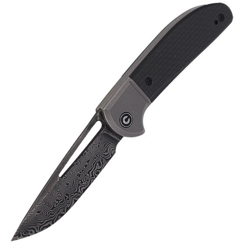 Nóż składany CIVIVI Trailblazer Twill Carbon Fiber / Black G10, Black Damascus (C2018DS-1) Civivi by WE Knife