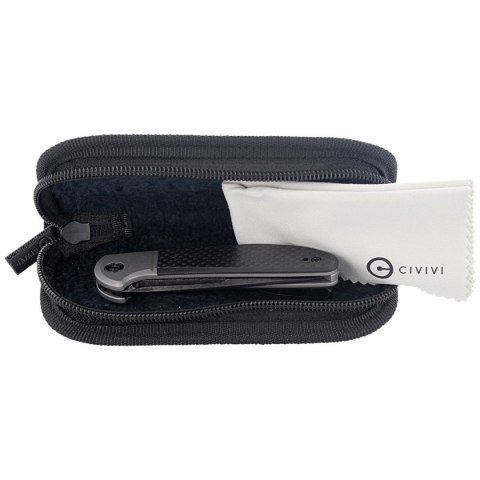 Nóż składany CIVIVI Trailblazer Twill Carbon Fiber / Black G10, Black Damascus (C2018DS-1) Civivi by WE Knife