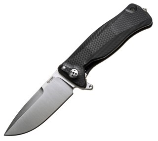 Nóż składany LionSteel SR11A Black Aluminum, Satin Sleipner by Molletta (SR11A BS) LionSteel