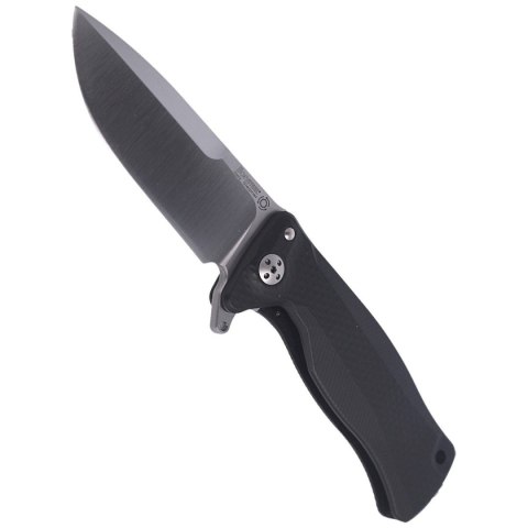 Nóż składany LionSteel SR11A Black Aluminum, Satin Sleipner by Molletta (SR11A BS) LionSteel