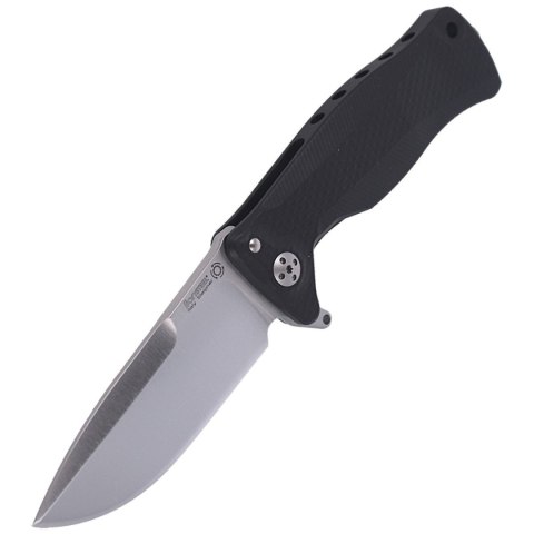 Nóż składany LionSteel SR11A Black Aluminum, Satin Sleipner by Molletta (SR11A BS) LionSteel