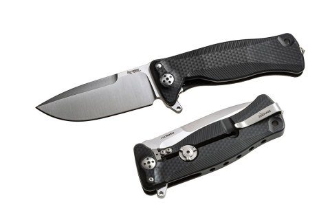 Nóż składany LionSteel SR11A Black Aluminum, Satin Sleipner by Molletta (SR11A BS) LionSteel