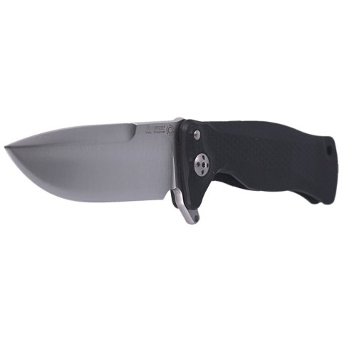 Nóż składany LionSteel SR11A Black Aluminum, Satin Sleipner by Molletta (SR11A BS) LionSteel
