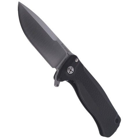 Nóż składany LionSteel SR22A Black Aluminum, Satin Sleipner by Molletta (SR22A BS) LionSteel