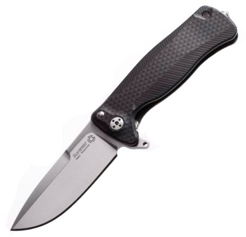 Nóż składany LionSteel SR22A Black Aluminum, Satin Sleipner by Molletta (SR22A BS) LionSteel