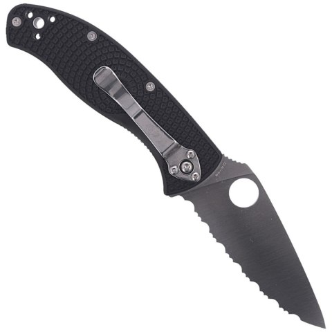 Nóż składany Spyderco Tenacious Lightweight Black FRN, Satin Spyder 8Cr13MoV by Eric Glesser (C122SBK) Spyderco Inc.