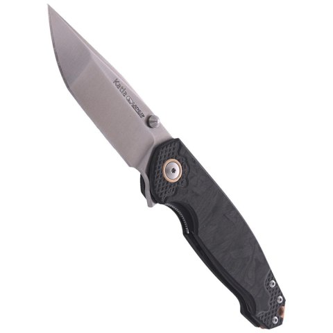 Nóż składany Viper Katla Marbled Carbon Fiber 3D, Satin M390 by Jesper Voxnæs (V5980FCM3D) Viper by Tecnocut