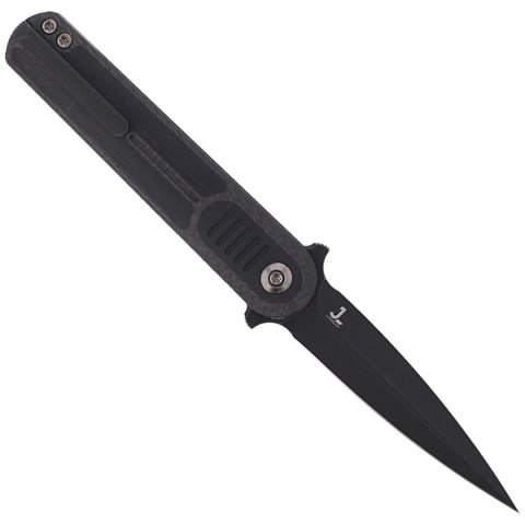 Nóż składany WE Knife Angst Carbon Fiber / G10, Black Stonewashed by Lundquist (2002C) WE Knife