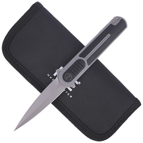 Nóż składany WE Knife Angst Gray G10, Stonewashed by Lundquist (2002B) WE Knife