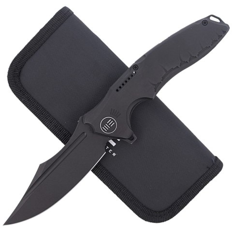 Nóż składany WE Knife Chimera Black Titanium, Black Stonewashed CPM S35VN (814C) WE Knife