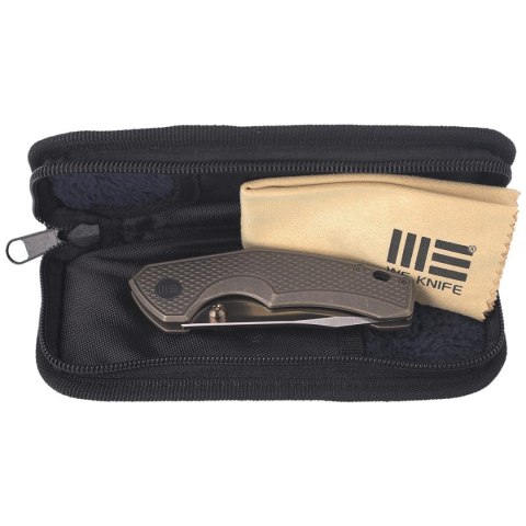 Nóż składany WE Knife Gnar Bronze Titanium, Satin CPM S35V by Matt Degnan (917A) WE Knife