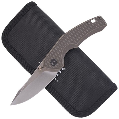 Nóż składany WE Knife Gnar Bronze Titanium, Satin CPM S35V by Matt Degnan (917A) WE Knife