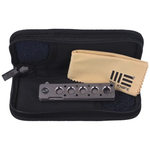 Nóż składany WE Knife Miscreant 3.0 Gray Titanium, Gray Stonewashed CPM 20CV by Brad Zinker (2101A) WE Knife