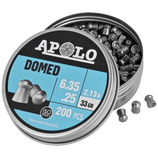 Śrut Apolo Domed 6.35 mm, 200 szt. 2.13g/33.0gr (19912) Apolo
