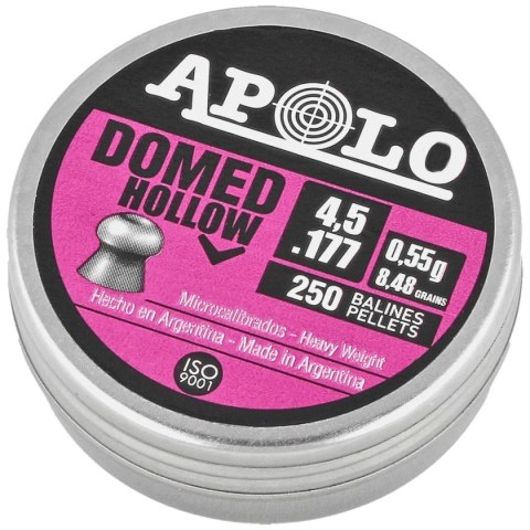 Śrut Apolo Domed Hollow 4.5 mm, 250 szt. 0.55g/8.48gr (19202) Apolo