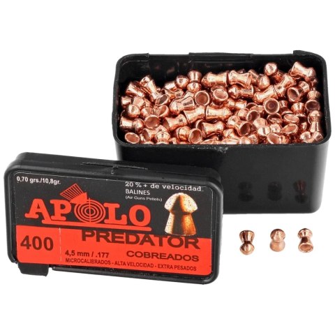Śrut Apolo Predator Copper 4.5 mm, 400 szt. 0.62g/10.0gr (19950) Apolo