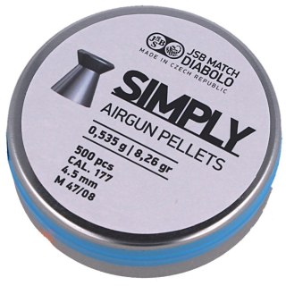 Śrut JSB Match Simply 4.50 mm, 0.535 g, 500 szt. (001246-500) JSB