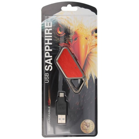 Latarka ASP Sapphire USB LED Aluminium Red - 53653 ASP Inc.