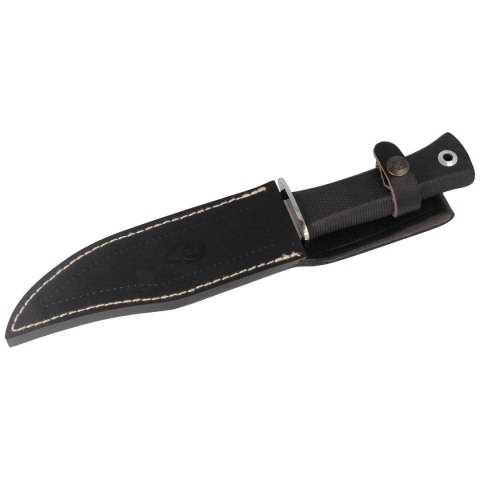 Nóż Muela 21733-G Black Rubber, Satin X50CrMoV15 Muela