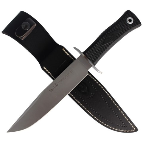 Nóż Muela Black Rubber, Satin X50CrMoV15 (SARRIO-19G) Muela