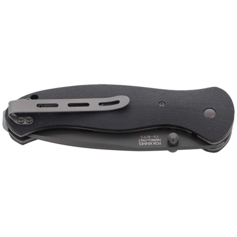 Nóż składany FOX & Mil-Tac by Patrick Nihiser, G10 Black (FX-MTF5) FOX