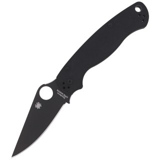 Nóż składany Spyderco Para Military 2 Black G10, Black DLC CPM S45VN by Sal, Eric Glesser (C81GPBK2) Spyderco Inc.