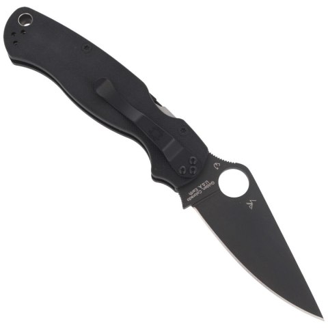 Nóż składany Spyderco Para Military 2 Black G10, Black DLC CPM S45VN by Sal, Eric Glesser (C81GPBK2) Spyderco Inc.