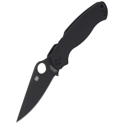 Nóż składany Spyderco Para Military 2 Black G10, Black DLC CPM S45VN by Sal, Eric Glesser (C81GPBK2) Spyderco Inc.