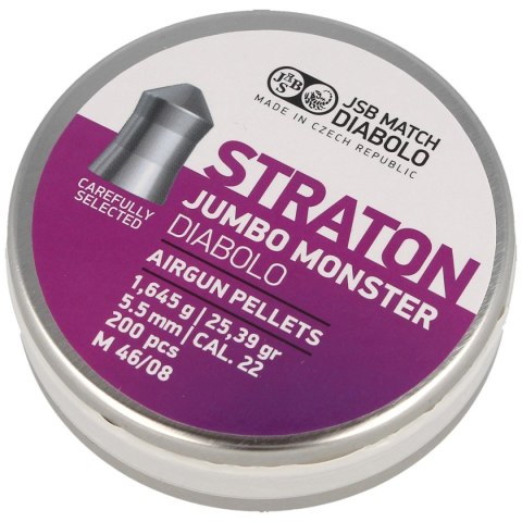 Śrut JSB Straton Jumbo Monster 5.51 mm, 200 szt. (546289-200) JSB