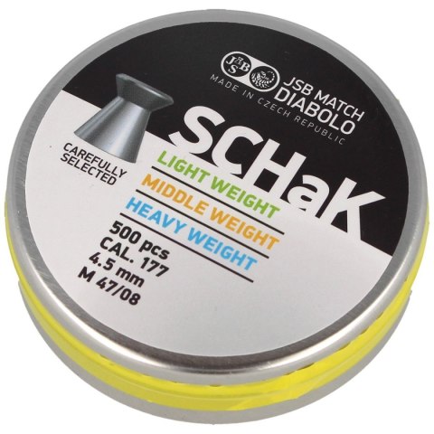 Śrut JSB SCHaK Middle Weight 4.50 mm, 0.520 g, 500 szt. (001025-500) JSB