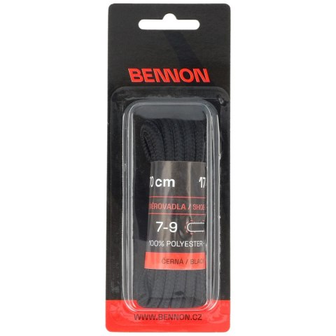 Sznurowadła Bennon owalne czarne 170cm (D31170) Bennon