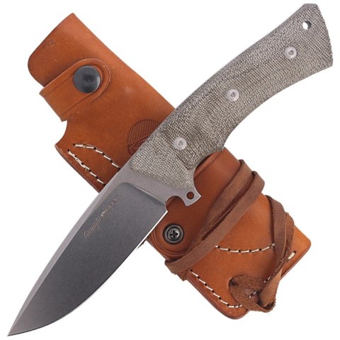 Nóż Viper Gianghi Green Canvas Micarta, Stonewashed N690Co by Fabrizio Silvestrelli (V4882CV) Viper by Tecnocut
