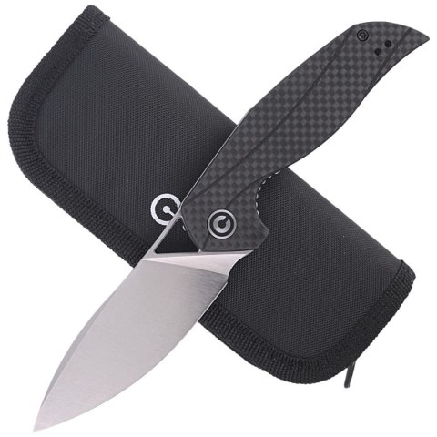 Nóż składany CIVIVI Anthropos Black G10 / Carbon Fiber, Satin Finish by Elijah Isham (C903BC) Civivi by WE Knife