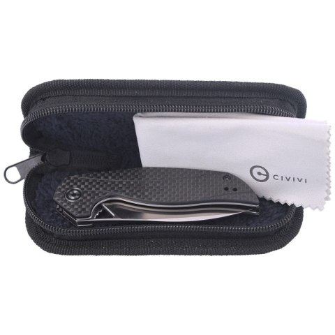 Nóż składany CIVIVI Anthropos Black G10 / Carbon Fiber, Satin Finish by Elijah Isham (C903BC) Civivi by WE Knife
