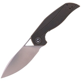 Nóż składany CIVIVI Anthropos Black Stonewashed Brass, Satin Finish by Elijah Isham (C903D) Civivi by WE Knife
