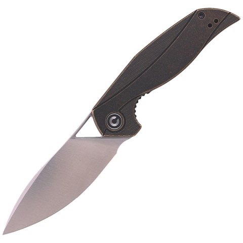 Nóż składany CIVIVI Anthropos Black Stonewashed Brass, Satin Finish by Elijah Isham (C903D) Civivi by WE Knife