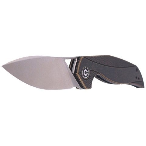 Nóż składany CIVIVI Anthropos Black Stonewashed Brass, Satin Finish by Elijah Isham (C903D) Civivi by WE Knife