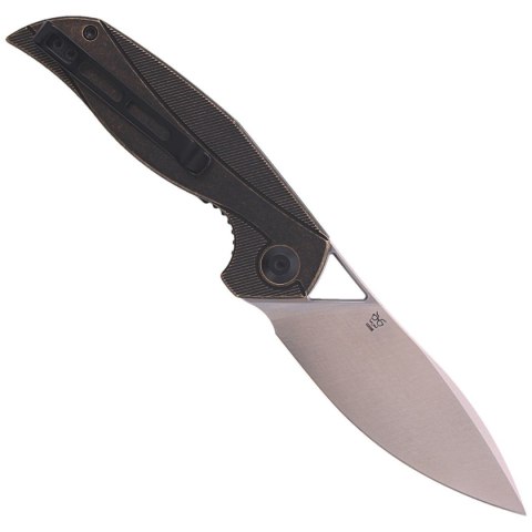 Nóż składany CIVIVI Anthropos Black Stonewashed Brass, Satin Finish by Elijah Isham (C903D) Civivi by WE Knife