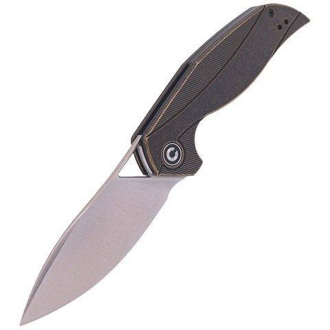 Nóż składany CIVIVI Anthropos Black Stonewashed Brass, Satin Finish by Elijah Isham (C903D) Civivi by WE Knife