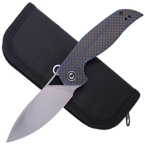 Nóż składany CIVIVI Anthropos Blue G10 / Carbon Fiber, Satin Finish by Elijah Isham (C903B) Civivi by WE Knife