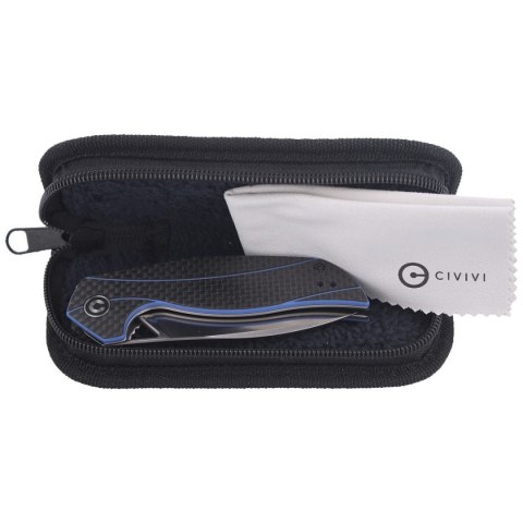 Nóż składany CIVIVI Anthropos Blue G10 / Carbon Fiber, Satin Finish by Elijah Isham (C903B) Civivi by WE Knife