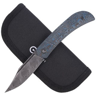 Nóż składany CIVIVI Appalachian Drifter Blue G10 / Rose Carbon Fiber, Black Damascus (C2015DS-2) Civivi by WE Knife
