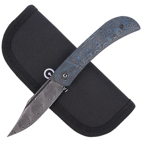 Nóż składany CIVIVI Appalachian Drifter Blue G10 / Rose Carbon Fiber, Black Damascus (C2015DS-2) Civivi by WE Knife