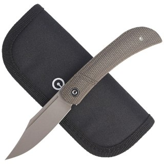 Nóż składany CIVIVI Appalachian Drifter Dark Green Micarta, Gray Stonewashed (C2015C) Civivi by WE Knife