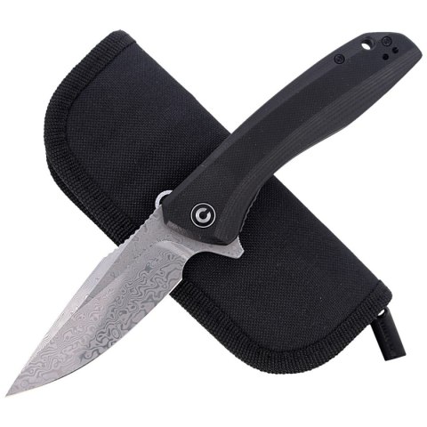 Nóż składany CIVIVI Baklash Black G10, Damascus (C801DS) Civivi by WE Knife