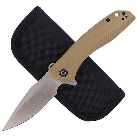 Nóż składany CIVIVI Baklash Stonewashed Brass, Satin Finish (C801J) Civivi by WE Knife