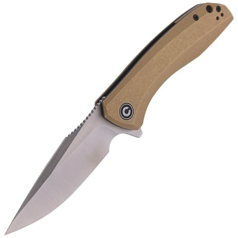 Nóż składany CIVIVI Baklash Stonewashed Brass, Satin Finish (C801J) Civivi by WE Knife