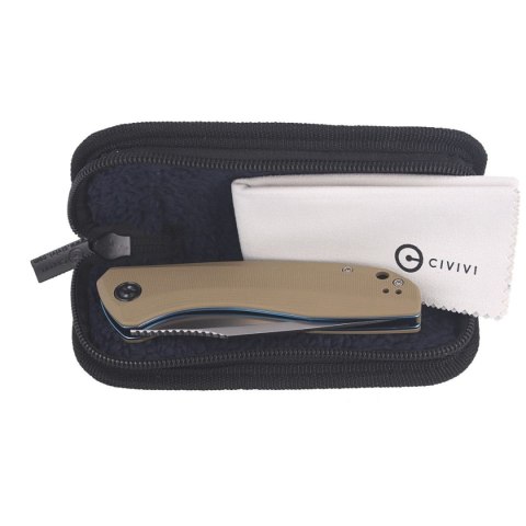 Nóż składany CIVIVI Baklash Tan G10, Satin Finish (C801B) Civivi by WE Knife